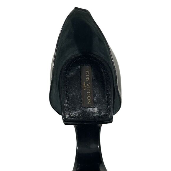 Louis Vuitton Patent Leather Extreme Babouche Hole Rip Off Pumps Size 39 - Picture 6 of 13